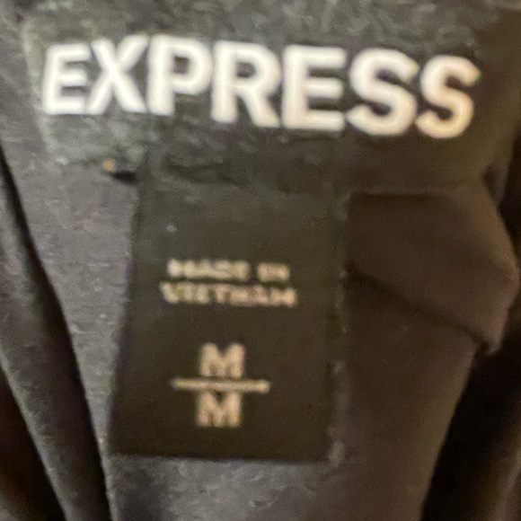 Express Black Sheath, Asymmetrical Romper with Spaghetti Straps-Size Medium Y2K - Picture 6 of 6